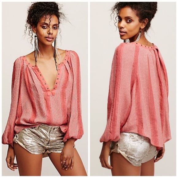 Free People Tops - Free People Against All Odds Blouse